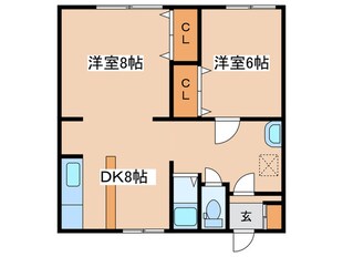 林マンションの物件間取画像